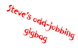Steve’s odd-jobbing gigbag